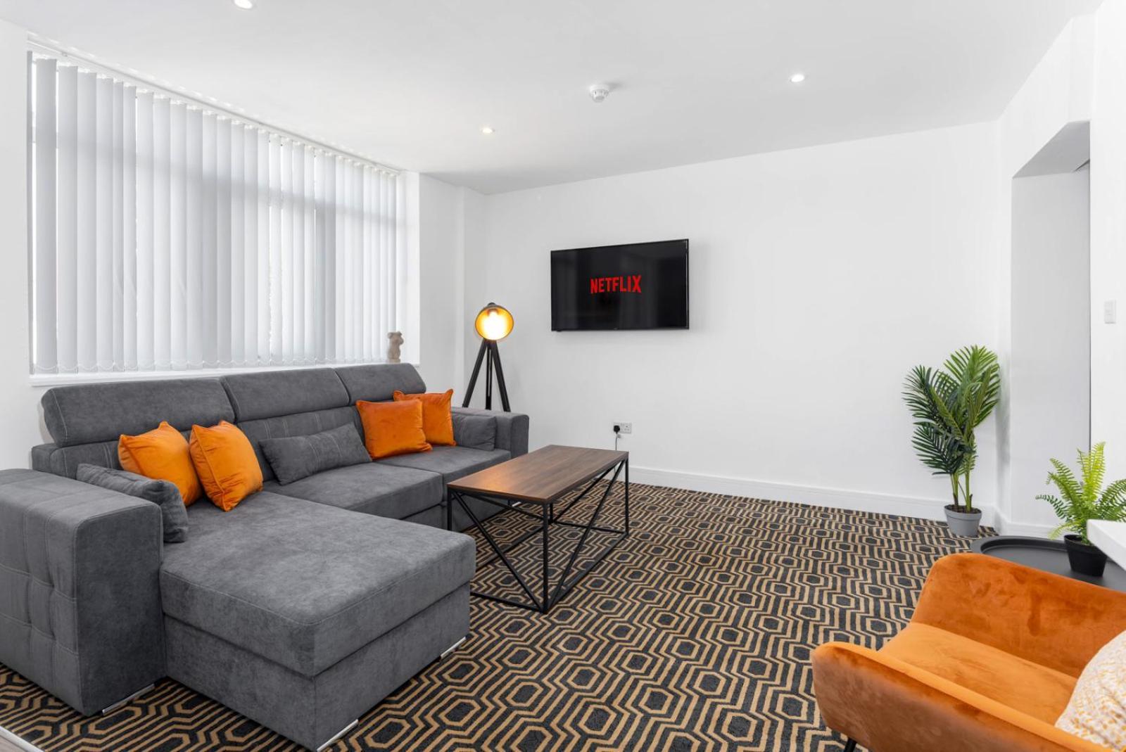 Flatzy - 16 Guests 4 En-Suite Central Apartment A ليفربول المظهر الخارجي الصورة